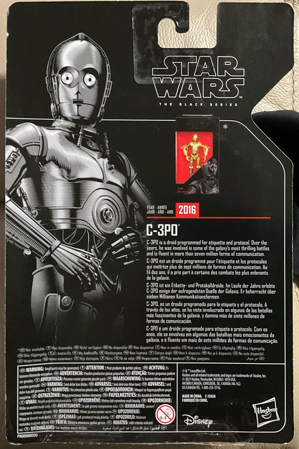 Black Series 6” (Archive) - C3PO - Hasbro/ Disney (A New Hope) action figure collectible - Main Image 3