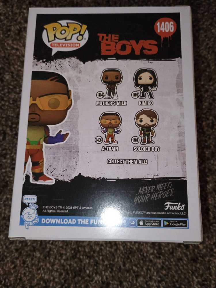 The Boys: A-Train #1406 - Funko (The Boys) action figure collectible [Barcode 889698721202] - Main Image 2