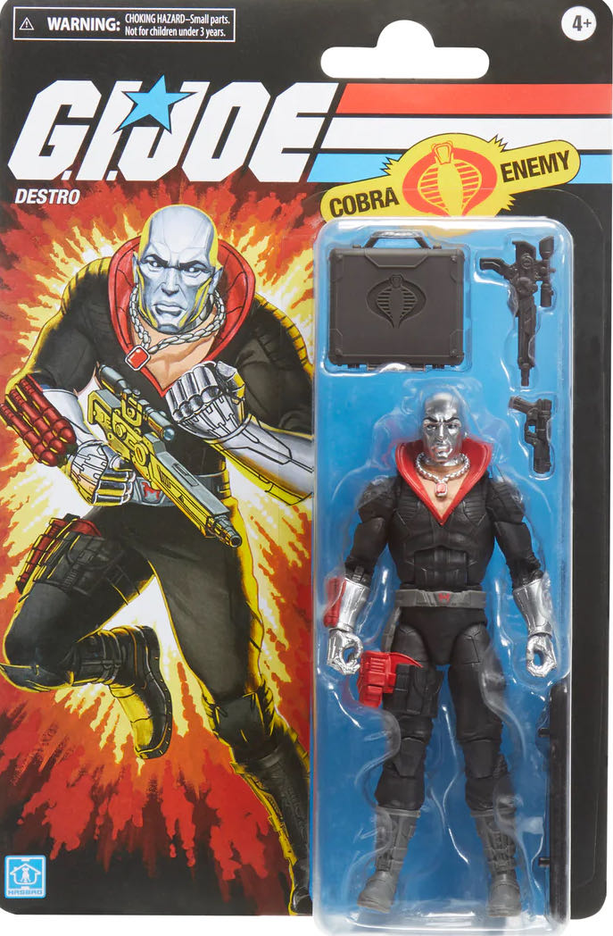 Destro (Retro) - Hasbro (G.I. Joe) action figure collectible - Main Image 3