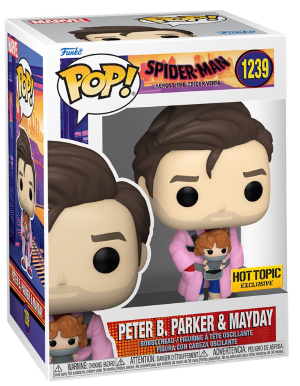 Peter B. Parker & Mayday (Spider-man Across The Spider-verse) 1239 Hot Topic Exclusive  action figure collectible [Barcode 20913781] - Main Image 2