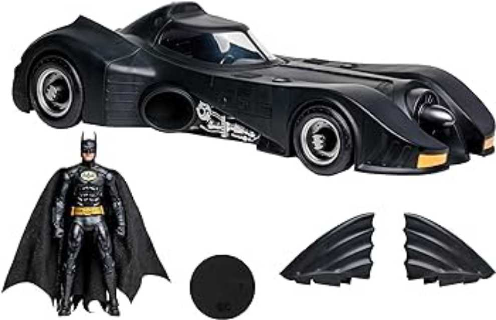 Mcfarlane Toys DC Multiverse Batman and Batmobile Gold Label   action figure collectible - Main Image 2