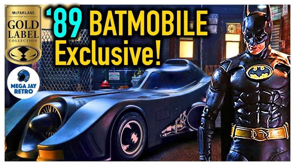 Mcfarlane Toys DC Multiverse Batman and Batmobile Gold Label   action figure collectible - Main Image 3