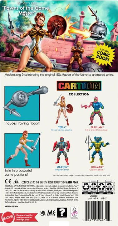 Teela - Cartoon - Mattel (Masters Of The Universe) action figure collectible [Barcode 194735244324] - Main Image 3
