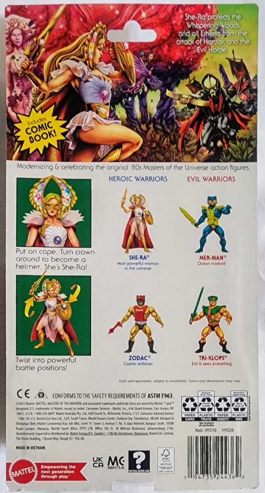 She-Ra (Fan Favorite) - Mattel (Masters of the Universe: Origins) action figure collectible [Barcode 194735244362] - Main Image 2