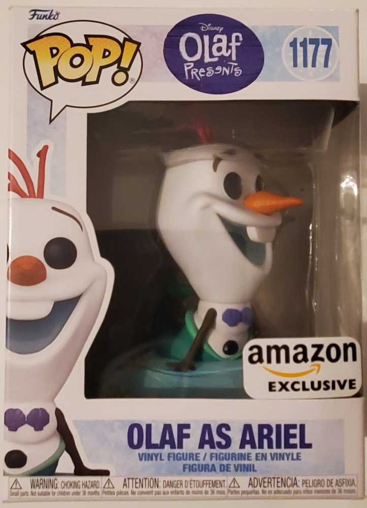 1177 Olaf as Ariel - Disney: Olaf Presents - Funko (Funko Pop!) action figure collectible [Barcode 889698618212] - Main Image 2