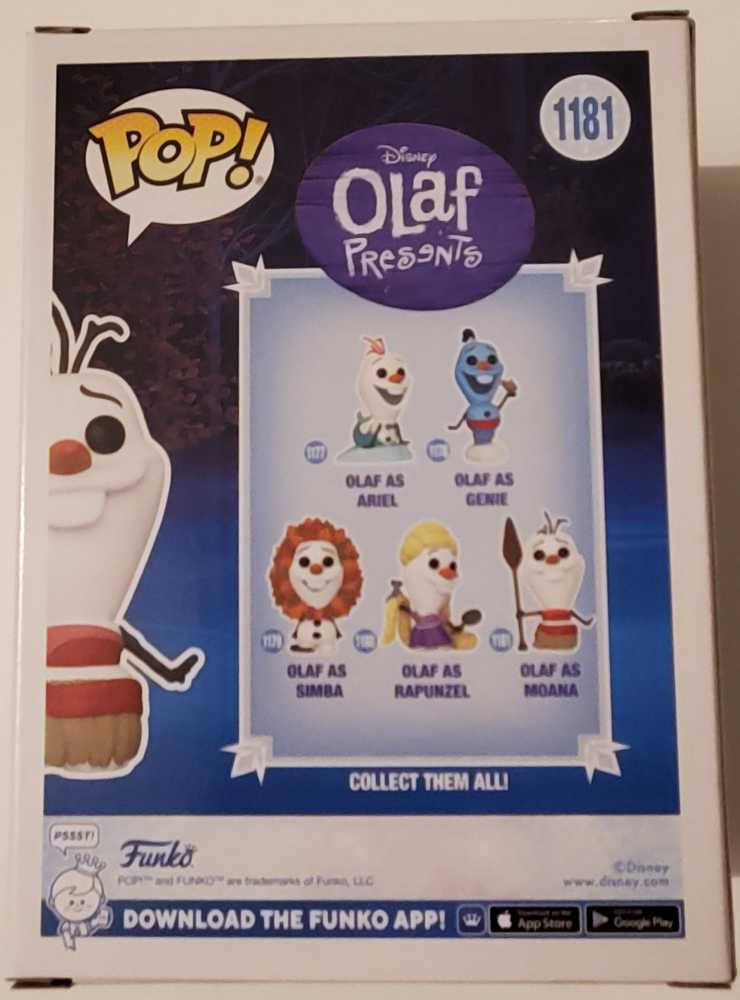 1181 Olaf as Moana - Disney: Olaf Presents  - Funko (Funko Pop!) action figure collectible [Barcode 889698618243] - Main Image 4