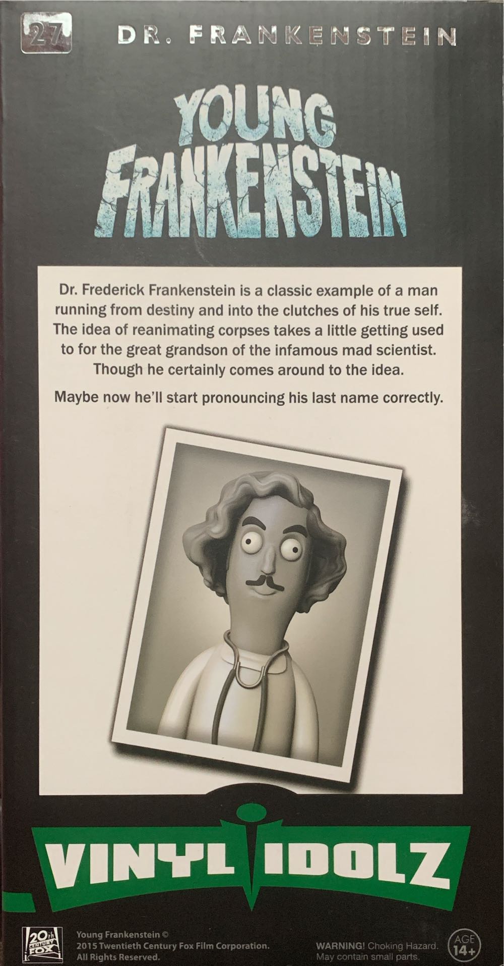 Young Frankenstein: Dr. Frankenstein - Vinyl Sugar (Young Frankenstein) action figure collectible [Barcode 849803056506] - Main Image 2