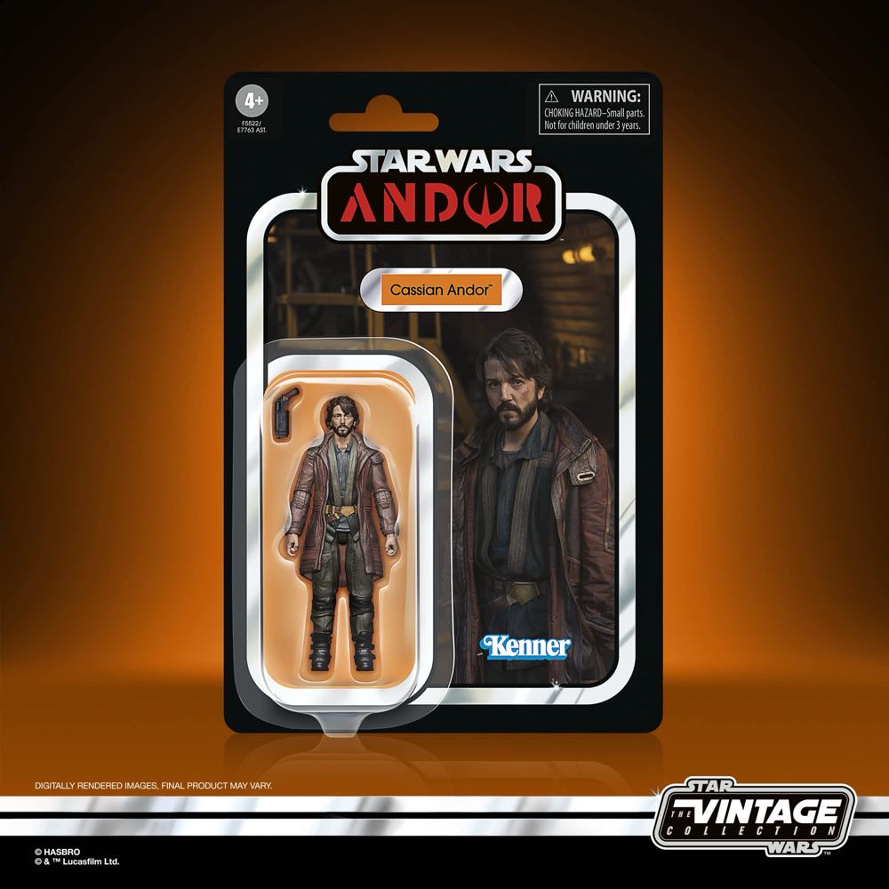 Star Wars: Cassian Andor - Kenner/Hasbro (Star Wars: The Vintage Collection: Andor) action figure collectible - Main Image 2