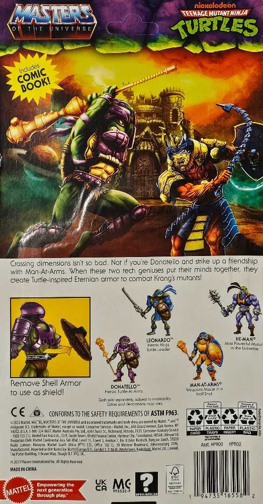 Motu Donatello - Mattel (Turtles of Grayskull) action figure collectible [Barcode 194735165582] - Main Image 3