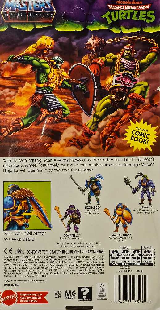 MOTU Turtles of Grayskull: Man-At-Arms - Mattel (Turtles of Grayskull) action figure collectible [Barcode 194735165568] - Main Image 3