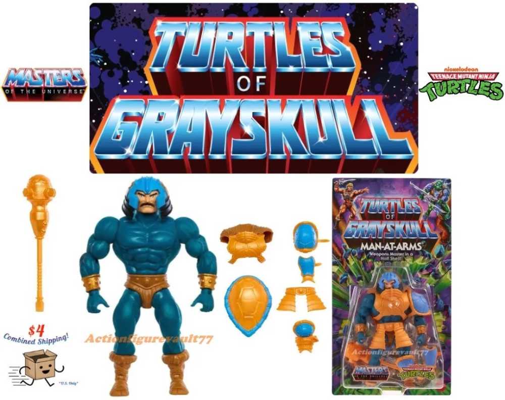 MOTU Turtles of Grayskull: Man-At-Arms - Mattel (Turtles of Grayskull) action figure collectible [Barcode 194735165568] - Main Image 4