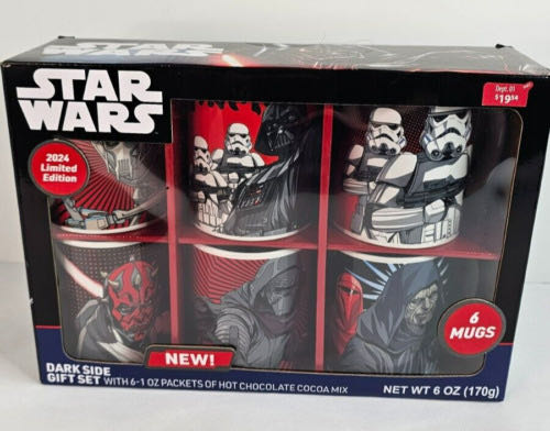 Star Wars Dark Side Gift Set Limited Edition 6 Mugs action figure