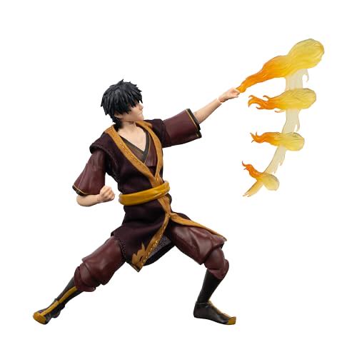 Avatar: The Last Airbender Zuko Book Three 6.5-inch Scale Figure With Alternate Faceplate Swappable Hands And Fire Bending Effect