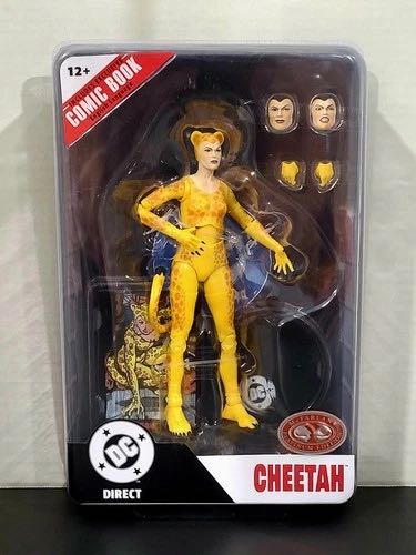 Cheetah Red Platinum McFarlane Toys DC Direct Page Punchers Crisis On Infinite Earths Crisis on Infinite Earths Mcfarlane Page Punchers