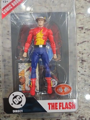 The Flash Jay Garrick Platinum W Comic Page Punchers DC Multiverse McFarlane Toys