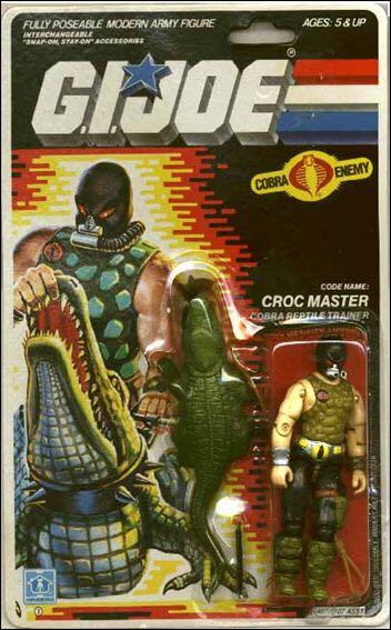 Cobra - Croc Master (v1) - Hasbro (G.I. Joe Vintage) action figure collectible - Main Image 1