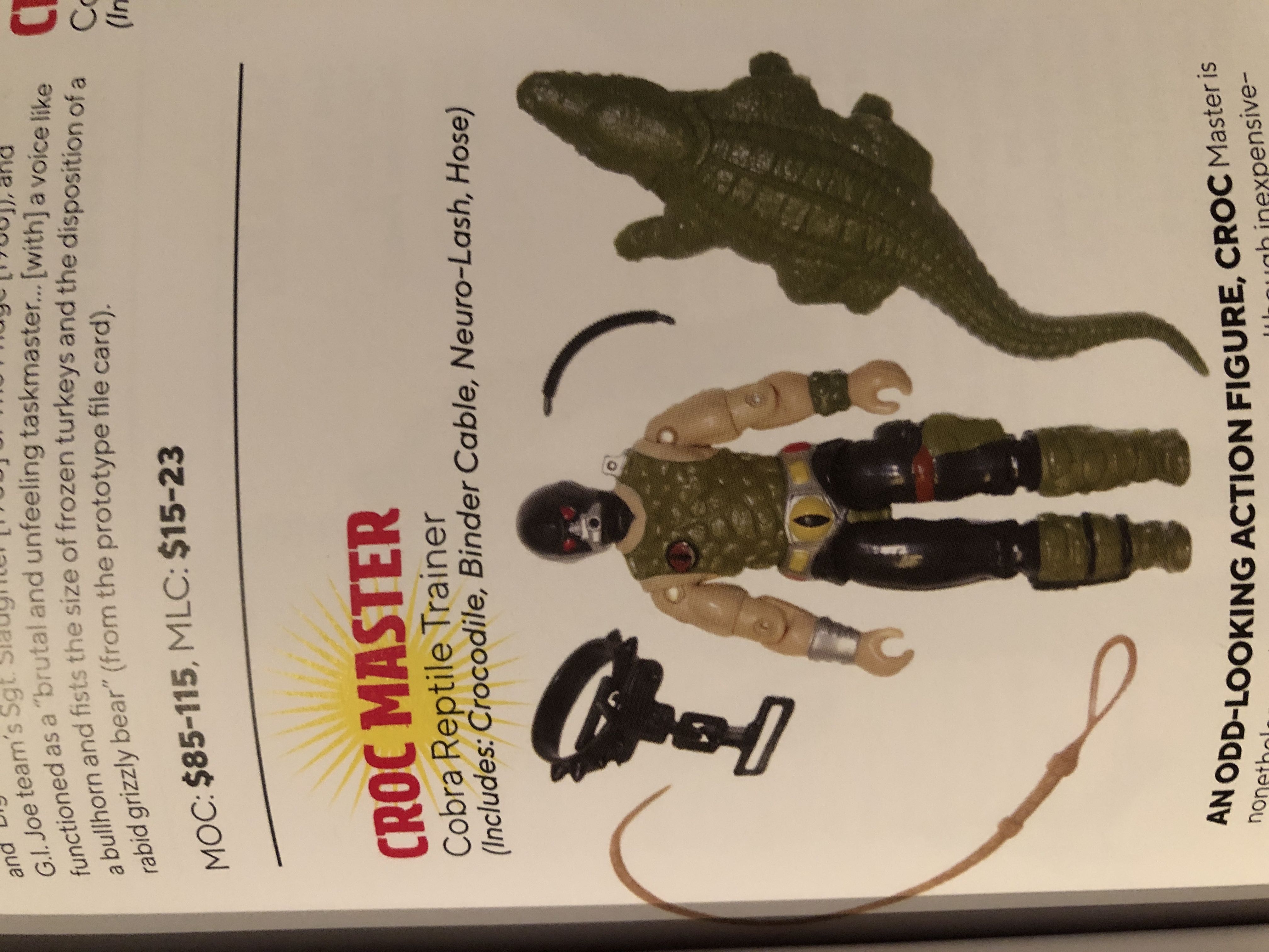 Cobra - Croc Master (v1) - Hasbro (G.I. Joe Vintage) action figure collectible - Main Image 3