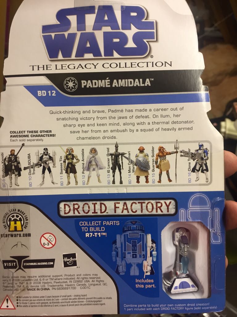 BD12 - Padme Amidala  (Star Wars - The Legacy Collection) action figure collectible - Main Image 2