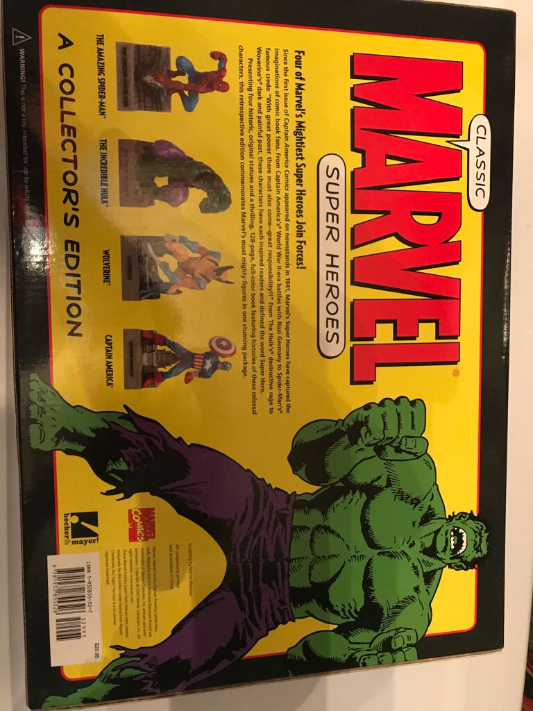 Classic Marvel Superheroes A Collectors Edition  action figure collectible - Main Image 2