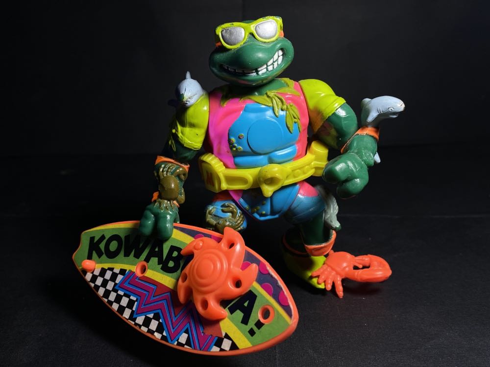TMNT-Mike, The Sewer Surfer - Playmates Toys (Teenage Mutant Ninja Turtles) action figure collectible - Main Image 4