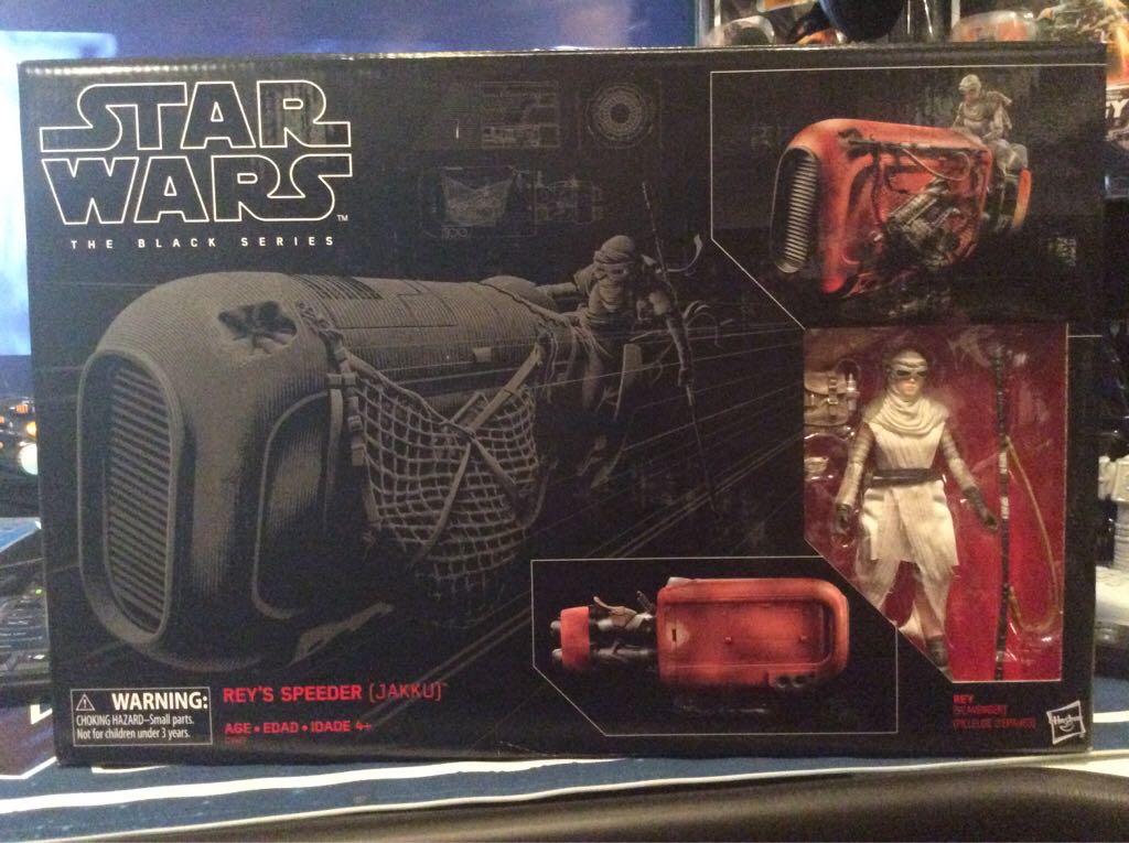Rey’s Speeder (Jakku)  (The Black Series 6”) action figure collectible - Main Image 1