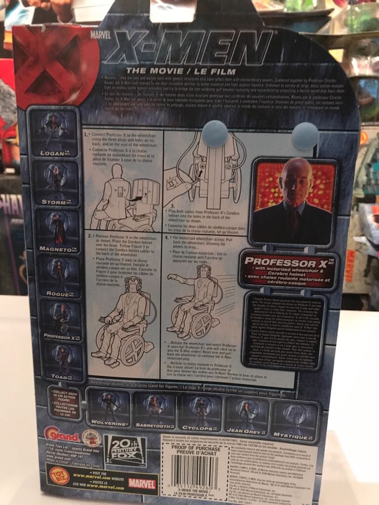 X-mem The Movie - Professor X Black Suit Variant  action figure collectible - Main Image 2