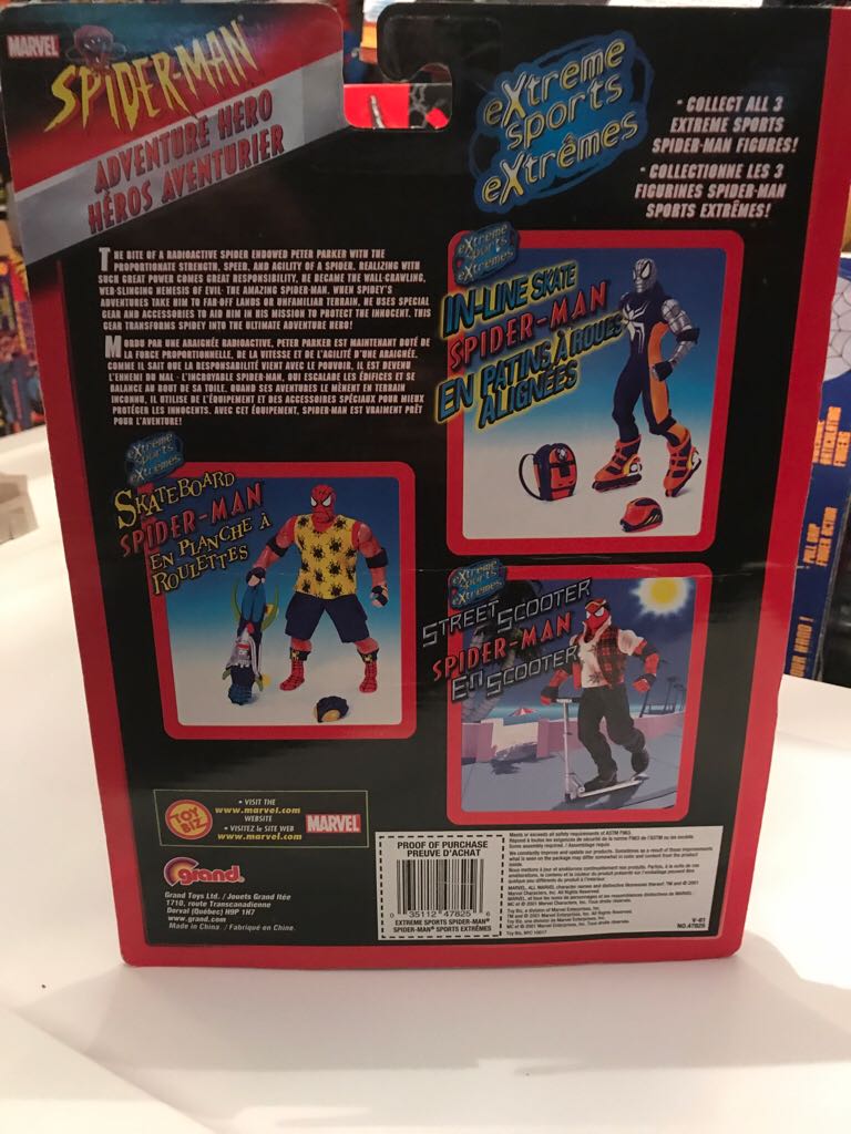 Spiderman Adventure Heroes - In-line Skate Spiderman  action figure collectible - Main Image 2
