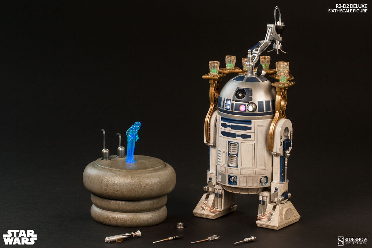 R2-D2 Deluxe **Exclusive** - Sideshow Collectibles (Star Wars Episode IV: A New Hope) action figure collectible - Main Image 2
