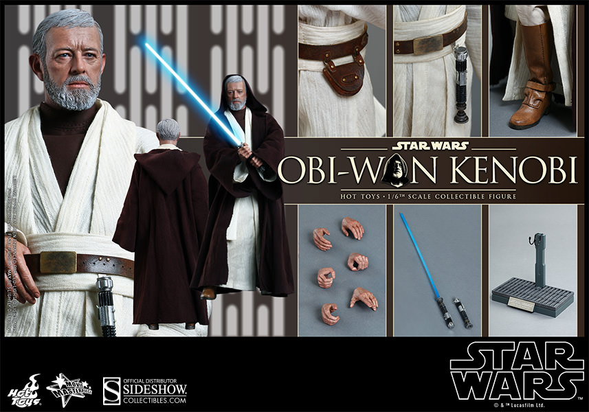 Obi-Wan Kenobi (Episode IV : A New Hope) - Hot Toys (Sixth Scale Figures) action figure collectible - Main Image 2
