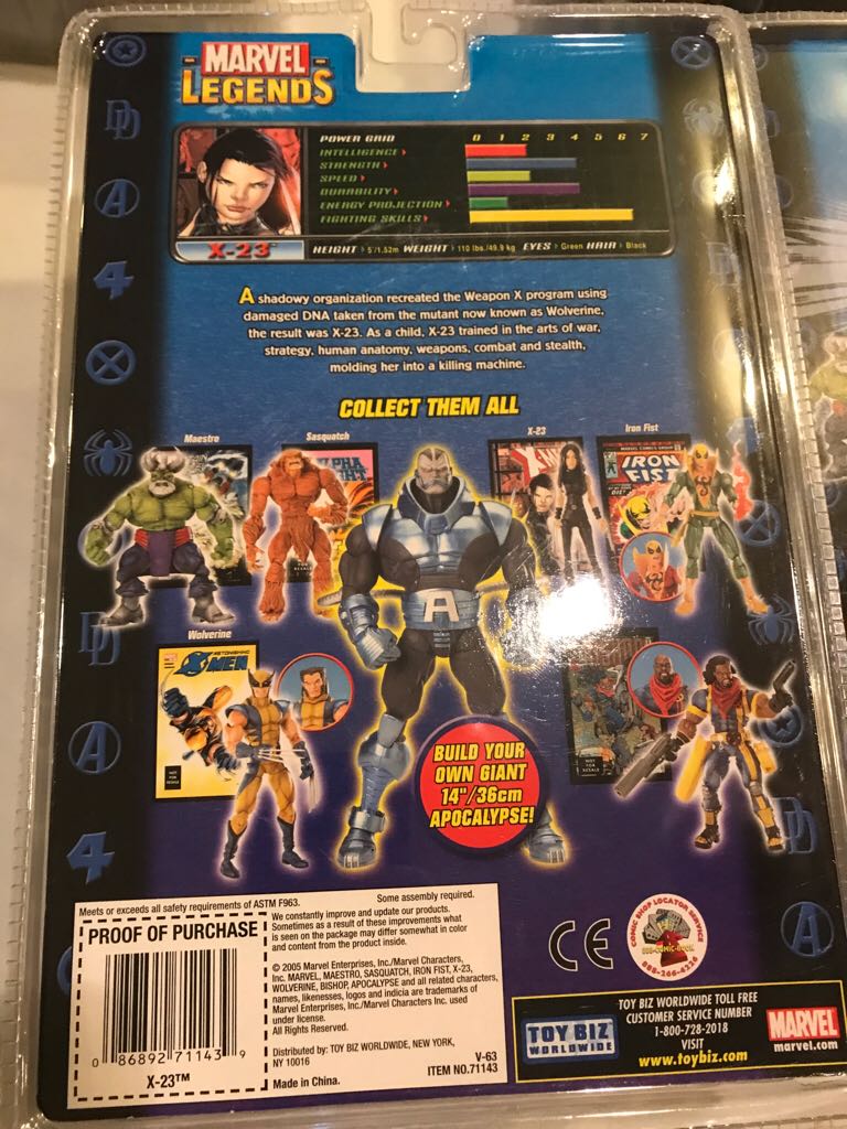 Marvel Legends X-Men X-23 - Toybiz (Marvel Legends) action figure collectible - Main Image 2