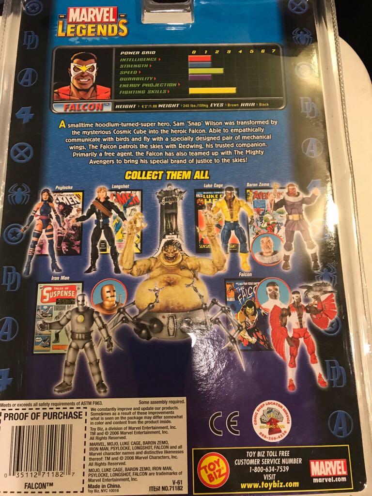 Marvel Legends Mojo Series Falcon Variant  action figure collectible - Main Image 2