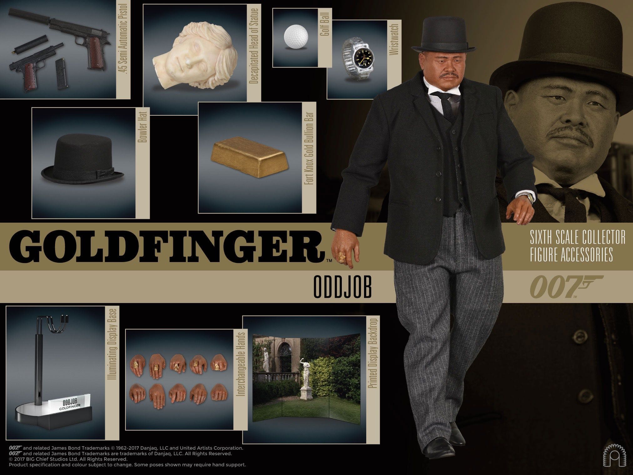 Oddjob - Big Chief Studios (James Bond) action figure collectible - Main Image 4