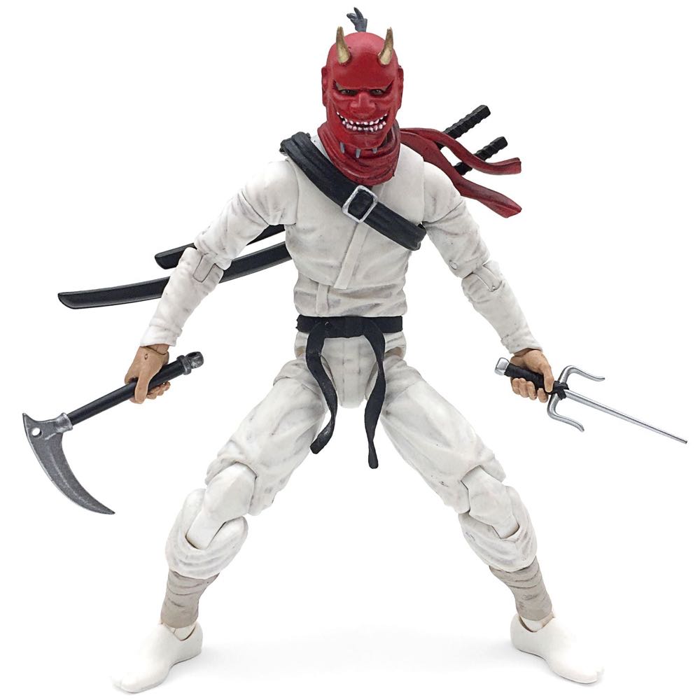 Articulated Icons Deluxe Ninja White - The Fwoosh (ARTICULATED ICONS The Feudal Series) action figure collectible - Main Image 4