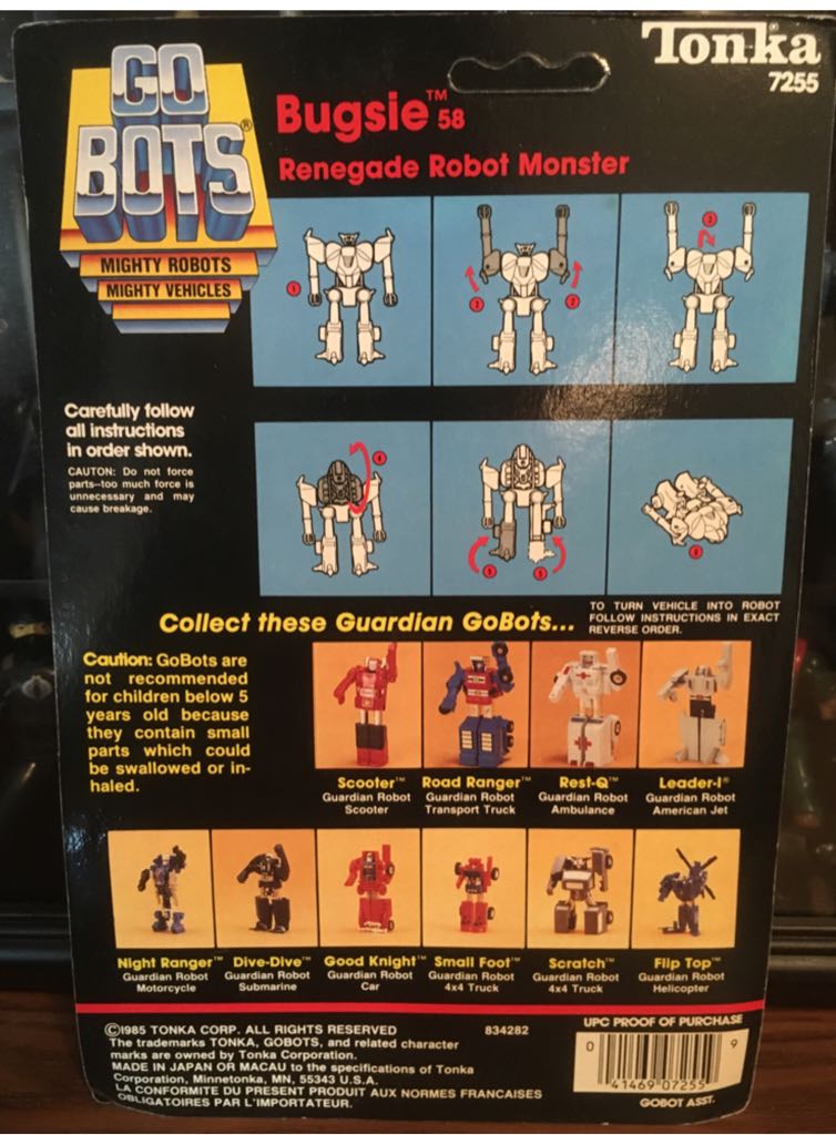 Bugsie - Tonka (Go Bots) action figure collectible - Main Image 2