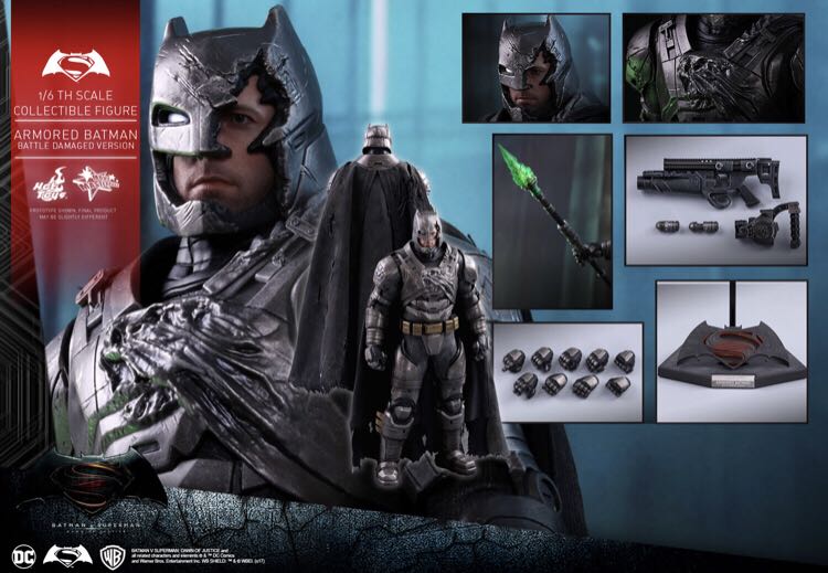 Batman Armoured Special Edition Hot Toys - Hot Toys (Dc Comics Hot Toys) action figure collectible - Main Image 2