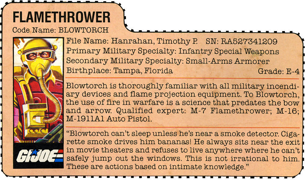 1984 Blowtorch (v1) - Hasbro (Series 3) action figure collectible - Main Image 4