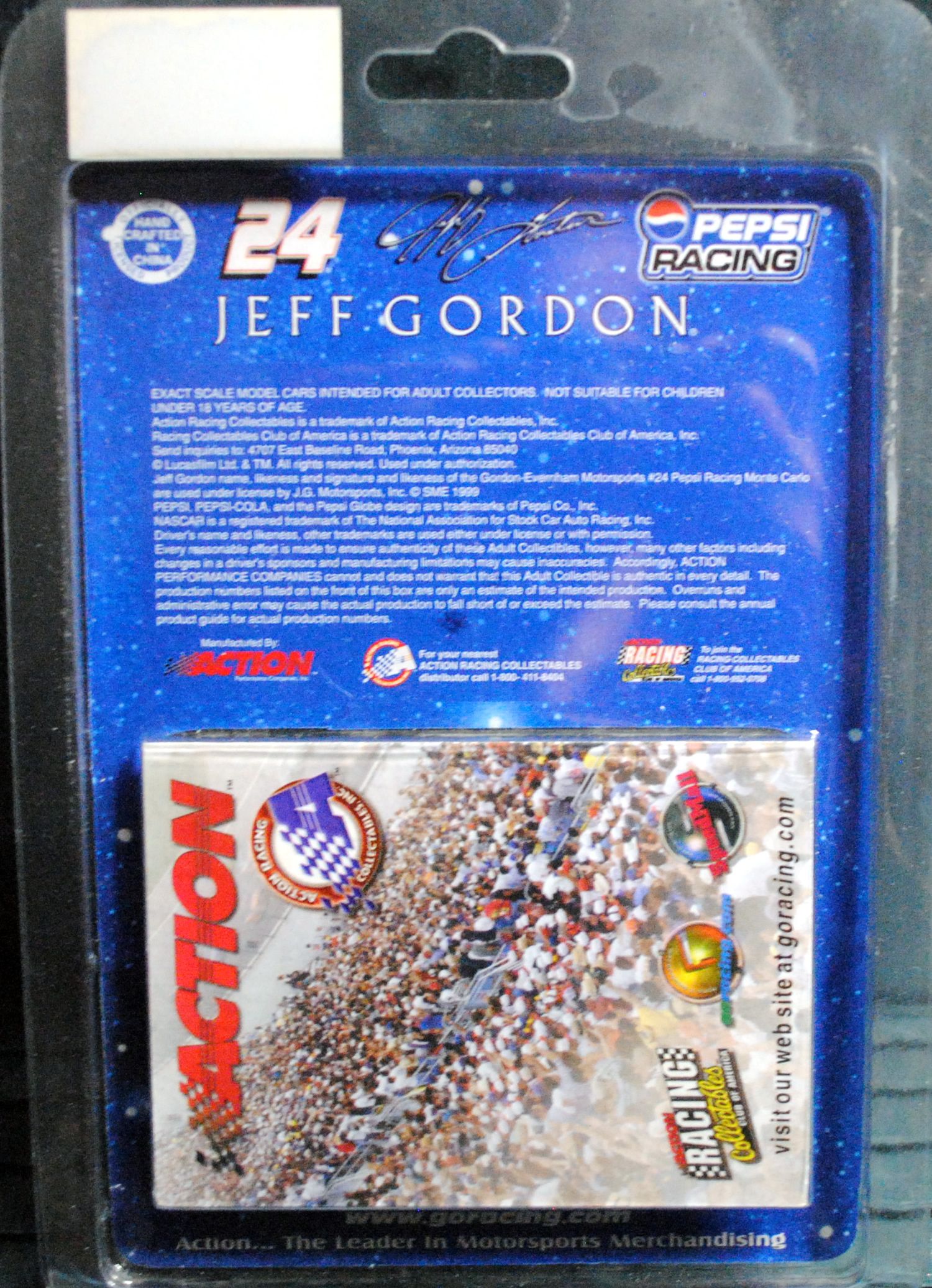 Nascar Jeff Gordon #24 Frosted Mini Wheats Mail Away Star Wars Episode I - Hasbro (NASCAR Star Wars) action figure collectible - Main Image 2