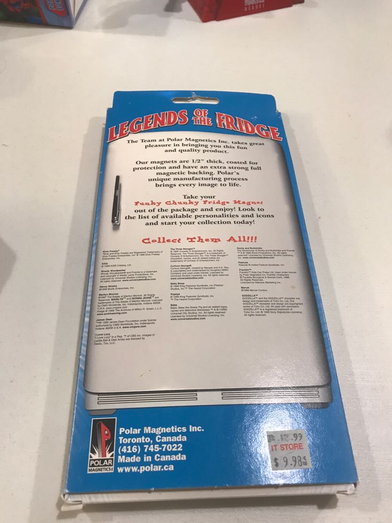 Legends Of The Fridge Spiderman Magnet  action figure collectible - Main Image 2