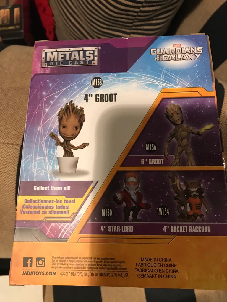 Marvel Metals Diecast: Groot  action figure collectible - Main Image 2