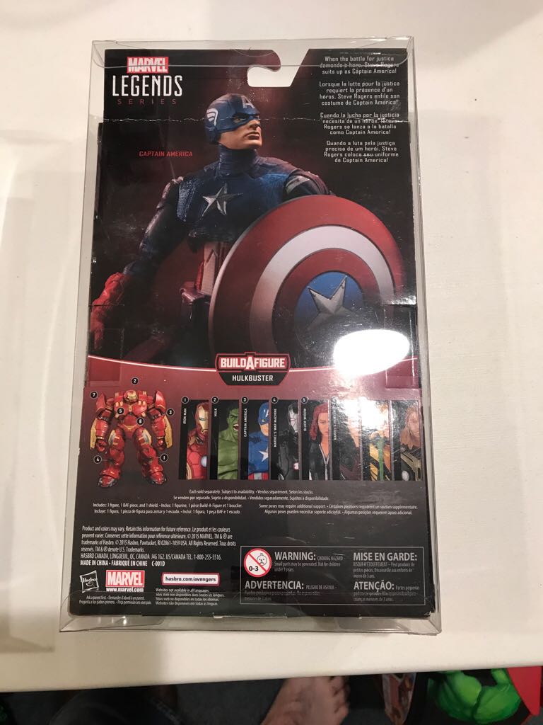 Marvel Legends Age Of Ultron Hulkbuster Uk Exclusive - Captain America  action figure collectible - Main Image 2