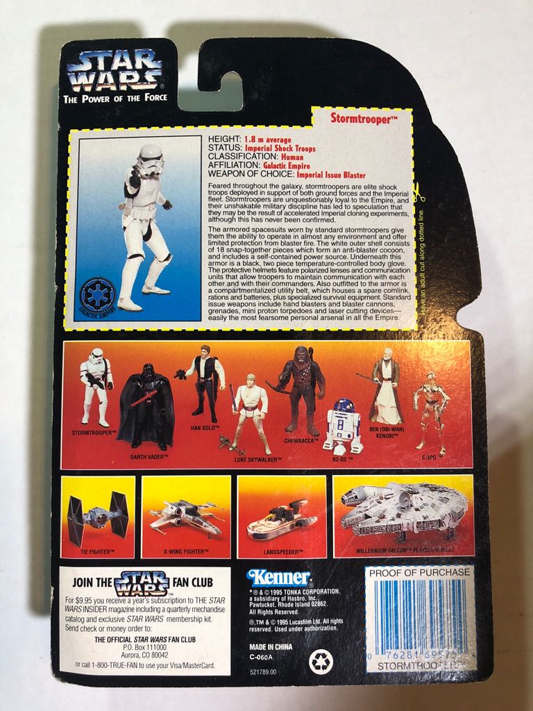 POTF-R Stormtrooper - Kenner (Power Of The Force) action figure collectible - Main Image 2