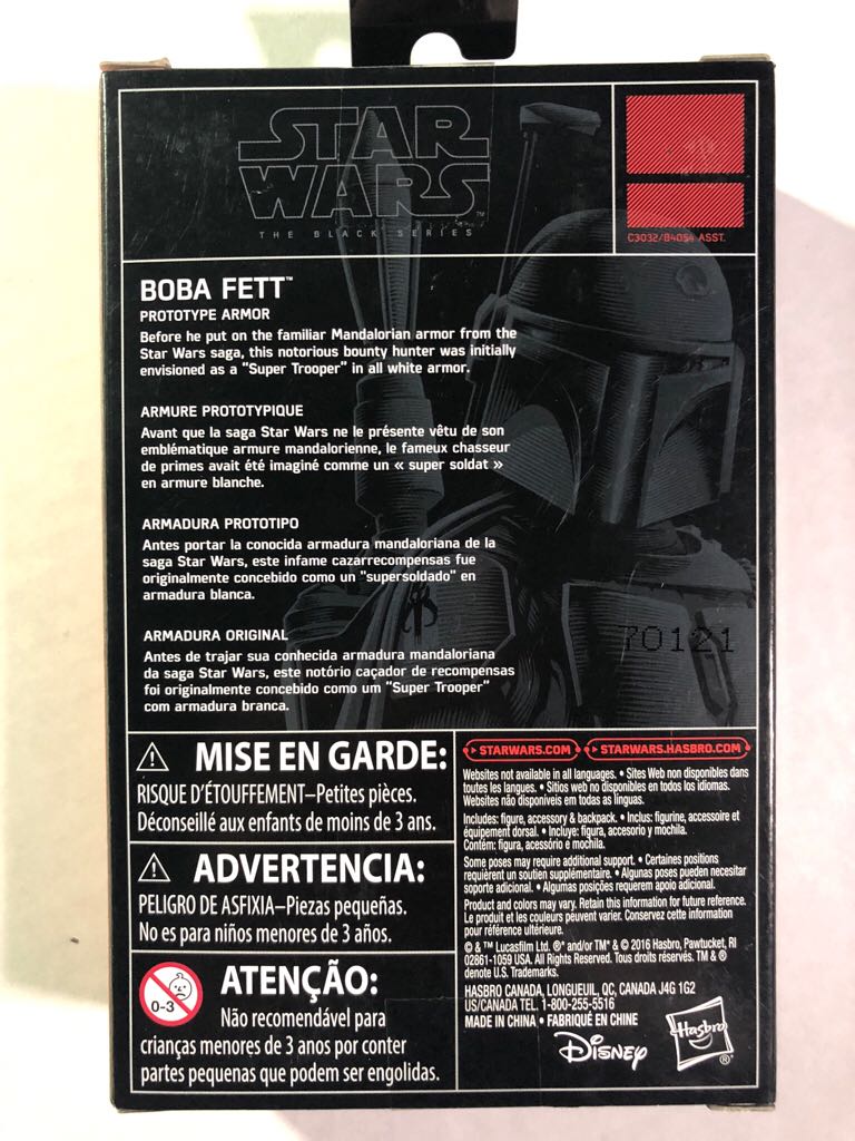 TBS3 Boba Fett (Proto) - Hasbro (Star Wars - The Black Series 3.75”) action figure collectible - Main Image 2