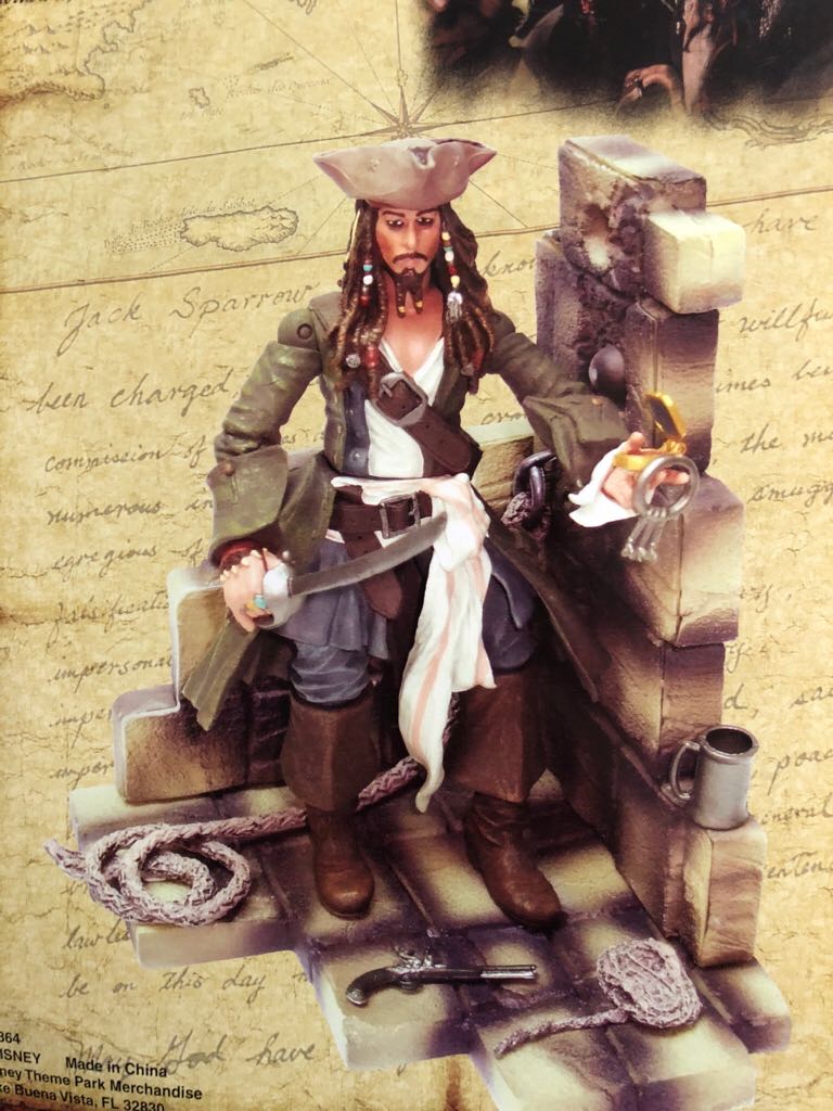 Captain Jack Sparrow - Disney Theme Park Merchandise (Pirates Of The Caribbean) action figure collectible - Main Image 2