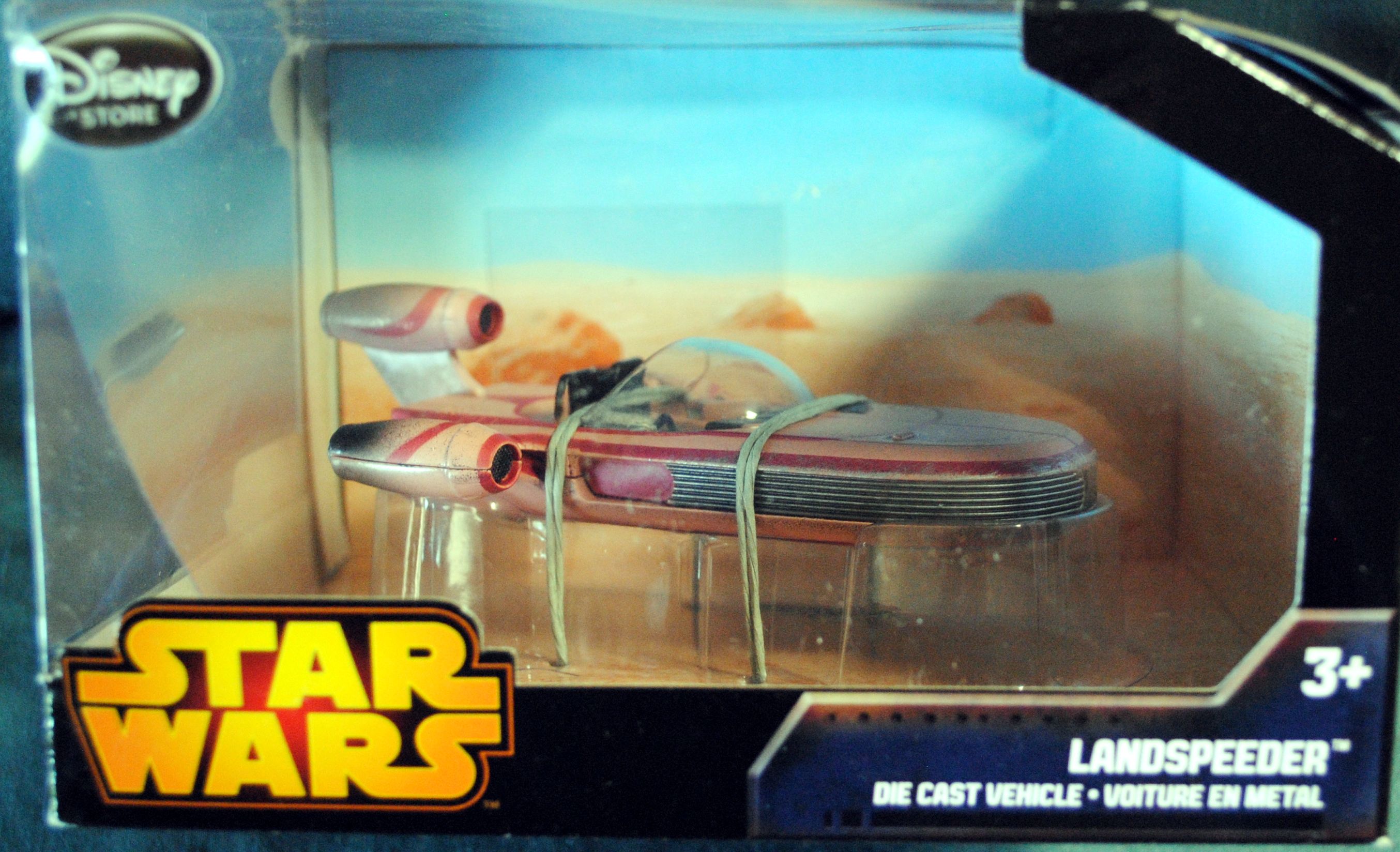 Disney Diecast Star Wars Vehicle: Landspeeder Black Box - Disney Store (Disney Diecast Vehicles) action figure collectible - Main Image 2