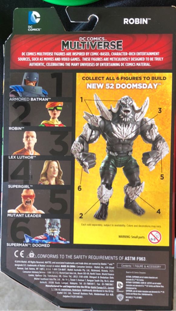 Robin BAF: New 52 Doomsday  (Dc Comics Multiverse) action figure collectible - Main Image 2