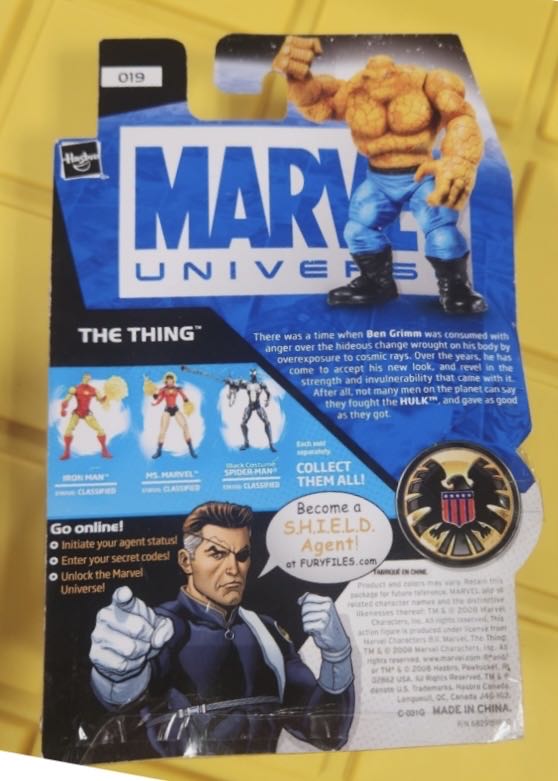 Marvel: Thing - Hasbro (Marvel Universe Fury Files) action figure collectible - Main Image 4