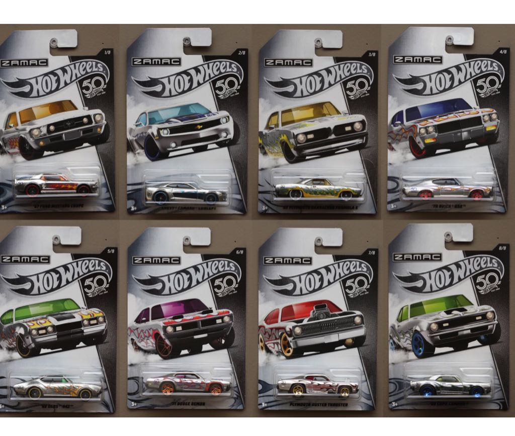 Hot Wheels 50th Zumac Set - Hot Wheels by Mattel (Wal Mart Exculsive) action figure collectible - Main Image 2
