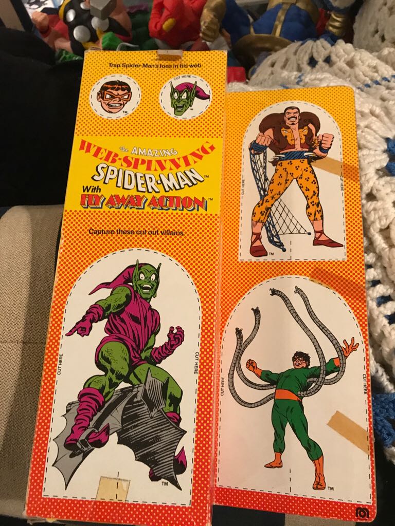Mego 1979 12” Spiderman With Fly Away Action  action figure collectible - Main Image 2