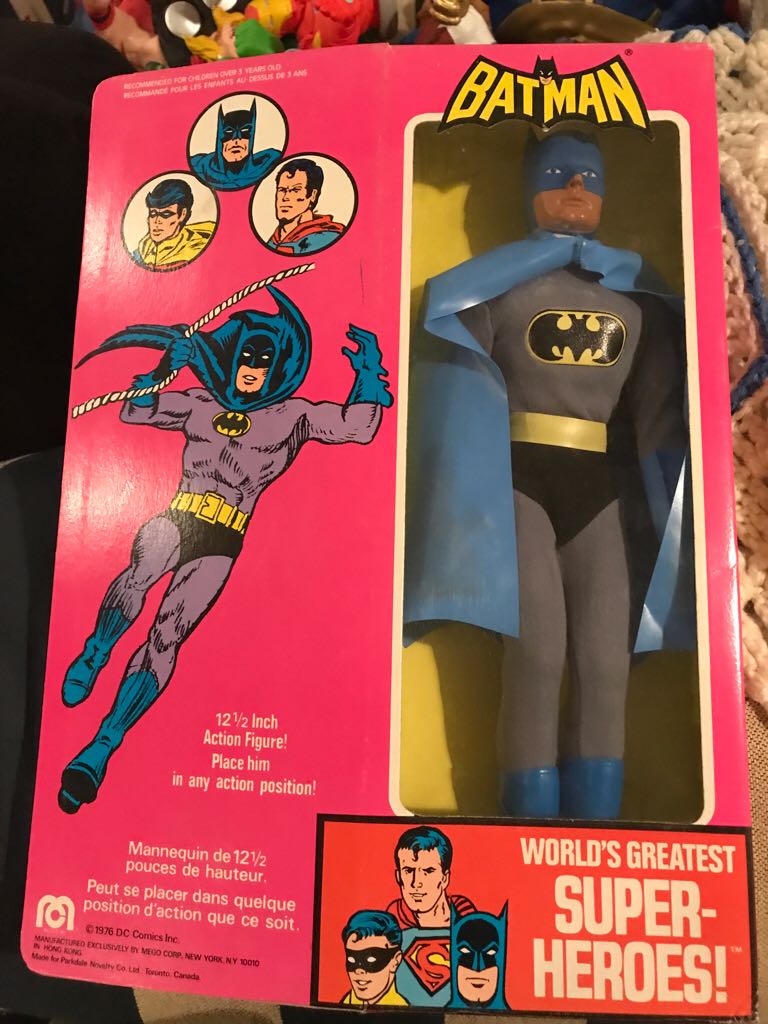 Mego 1976 12” batman  action figure collectible - Main Image 1