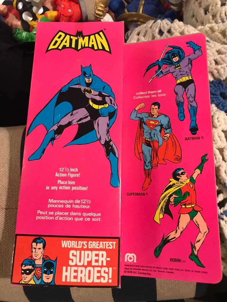 Mego 1976 12” batman  action figure collectible - Main Image 2